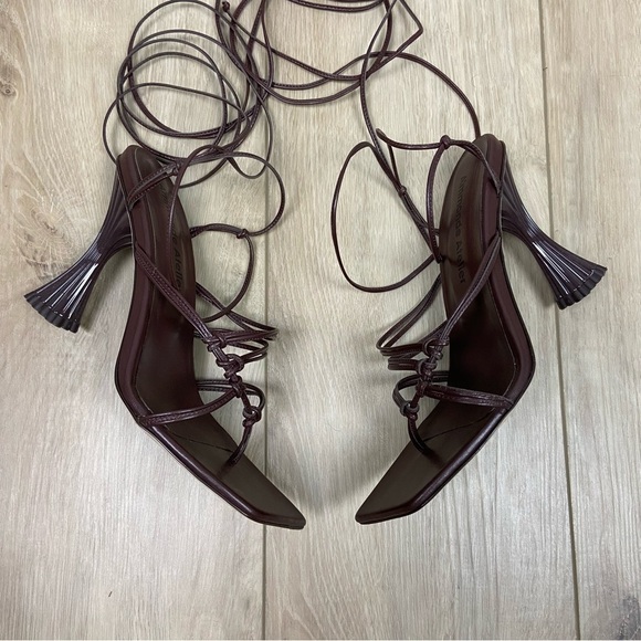 A’mmonde Atelier Kasia Sandal in Dark Oak - Picture 7 of 11